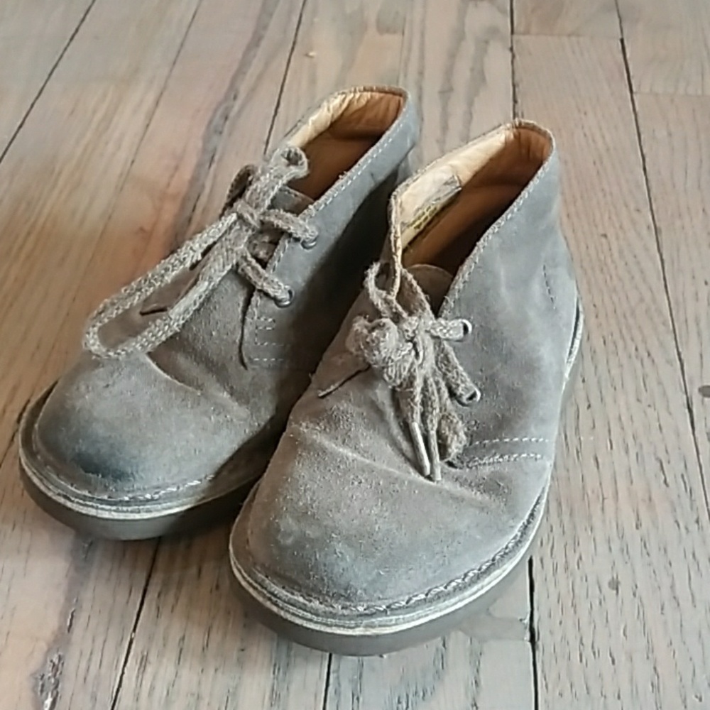 Little boys clarks leather shoes